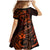 Polynesian Turtle Valentine Family Matching Mermaid Dress and Hawaiian Shirt You And Me Orange Hibiscus Heart LT01 - Polynesian Pride