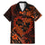 Polynesian Turtle Valentine Family Matching Mermaid Dress and Hawaiian Shirt You And Me Orange Hibiscus Heart LT01 Dad's Shirt - Short Sleeve Orange - Polynesian Pride