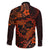 Polynesian Turtle Valentine Family Matching Mermaid Dress and Hawaiian Shirt You And Me Orange Hibiscus Heart LT01 - Polynesian Pride