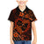 Polynesian Turtle Valentine Family Matching Mermaid Dress and Hawaiian Shirt You And Me Orange Hibiscus Heart LT01 Son's Shirt Orange - Polynesian Pride