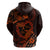 Polynesian Turtle Valentine Hoodie You And Me Orange Hibiscus Heart LT01 - Polynesian Pride