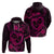 Polynesian Turtle Valentine Hoodie You And Me Pink Hibiscus Heart LT01 - Polynesian Pride