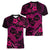 Polynesian Turtle Valentine Women V Neck T Shirt You And Me Pink Hibiscus Heart LT01 - Polynesian Pride
