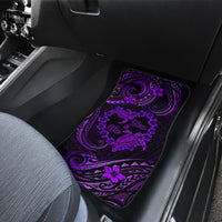 Polynesian Turtle Valentine Car Mats You And Me Purple Hibiscus Heart LT01 - Polynesian Pride