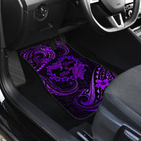 Polynesian Turtle Valentine Car Mats You And Me Purple Hibiscus Heart LT01 - Polynesian Pride