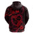 Polynesian Turtle Valentine Hoodie You And Me Red Hibiscus Heart LT01 - Polynesian Pride