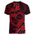Polynesian Turtle Valentine Women V Neck T Shirt You And Me Red Hibiscus Heart LT01 - Polynesian Pride