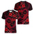 Polynesian Turtle Valentine Women V Neck T Shirt You And Me Red Hibiscus Heart LT01 - Polynesian Pride