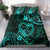 Polynesian Turtle Valentine Bedding Set You And Me Turquoise Hibiscus Heart LT01 - Polynesian Pride