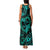 Polynesian Turtle Valentine Family Matching Tank Maxi Dress and Hawaiian Shirt You And Me Turquoise Hibiscus Heart LT01 - Polynesian Pride