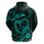 Polynesian Turtle Valentine Hoodie You And Me Turquoise Hibiscus Heart LT01 - Polynesian Pride