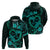 Polynesian Turtle Valentine Hoodie You And Me Turquoise Hibiscus Heart LT01 - Polynesian Pride