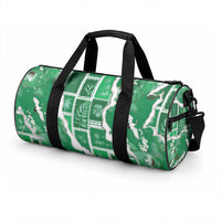Hawaii Japanese Culture Green Duffle Bag Spring Cranes Aloha Pattern LT01 - Polynesian Pride