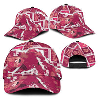 Hawaii Japanese Culture Pink Classic Cap Spring Cranes Aloha Pattern