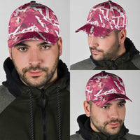 Hawaii Japanese Culture Pink Classic Cap Spring Cranes Aloha Pattern