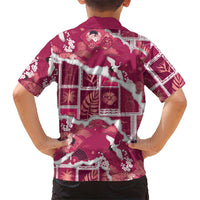 Hawaii Japanese Culture Pink Family Matching Summer Maxi Dress and Hawaiian Shirt Spring Cranes Aloha Pattern LT01 - Polynesian Pride