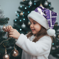 Hawaii Japanese Culture Purple Christmas Santa Hat Spring Cranes Aloha Pattern LT01 - Polynesian Pride