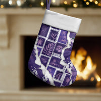 Hawaii Japanese Culture Purple Christmas Stocking Spring Cranes Aloha Pattern LT01 Set of 2 Purple - Polynesian Pride
