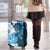 Blue Hibiscus Plumeria Floral Luggage Cover - Polynesian Pride