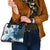 Blue Hibiscus Plumeria Floral Shoulder Handbag - Polynesian Pride