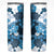 Blue Hibiscus Plumeria Floral Skinny Tumbler - Polynesian Pride