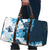 Blue Hibiscus Plumeria Floral Travel Bag - Polynesian Pride