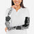 Gray Scale Hibiscus Plumeria Floral Arm Sleeves - Polynesian Pride