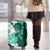 Green Hibiscus Plumeria Floral Luggage Cover - Polynesian Pride