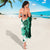 Green Hibiscus Plumeria Floral Sarong - Polynesian Pride