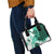 Green Hibiscus Plumeria Floral Shoulder Handbag - Polynesian Pride