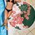 Green Orange Hibiscus Plumeria Floral Beach Blanket - Polynesian Pride