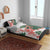 Green Orange Hibiscus Plumeria Floral Bedding Set - Polynesian Pride