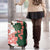 Green Orange Hibiscus Plumeria Floral Luggage Cover - Polynesian Pride
