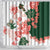 Green Orange Hibiscus Plumeria Floral Shower Curtain - Polynesian Pride