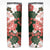 Green Orange Hibiscus Plumeria Floral Skinny Tumbler - Polynesian Pride