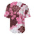 Pink Hibiscus Plumeria Floral Baseball Jersey - Polynesian Pride