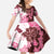 Pink Hibiscus Plumeria Floral Family Matching Puletasi and Hawaiian Shirt - Polynesian Pride