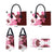 Pink Hibiscus Plumeria Floral Leather Bag - Polynesian Pride