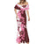 Pink Hibiscus Plumeria Floral Mermaid Dress - Polynesian Pride