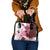Pink Hibiscus Plumeria Floral Shoulder Handbag - Polynesian Pride