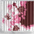 Pink Hibiscus Plumeria Floral Shower Curtain - Polynesian Pride