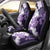 Purple Hibiscus Plumeria Floral Car Seat Cover - Polynesian Pride