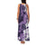 Purple Hibiscus Plumeria Floral Family Matching Tank Maxi Dress and Hawaiian Shirt - Polynesian Pride