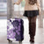 Purple Hibiscus Plumeria Floral Luggage Cover - Polynesian Pride