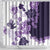 Purple Hibiscus Plumeria Floral Shower Curtain - Polynesian Pride