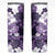 Purple Hibiscus Plumeria Floral Skinny Tumbler - Polynesian Pride