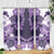 Purple Hibiscus Plumeria Floral Skinny Tumbler - Polynesian Pride