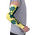 Yelow Teal Hibiscus Plumeria Floral Arm Sleeves - Polynesian Pride