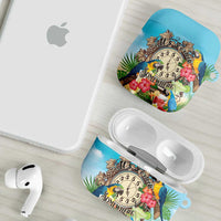 It's 5 o'clock Somewhere AirPods Case Hawaiian Tropical Parrots - Polynesian Pride