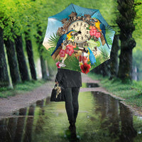 It's 5 o'clock Somewhere Umbrella Hawaiian Tropical Parrots - Polynesian Pride
